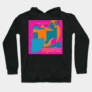 Retro Abstract Art Hoodie